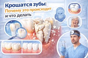 Крошатся зубы: Почему это происходит и что делать?
