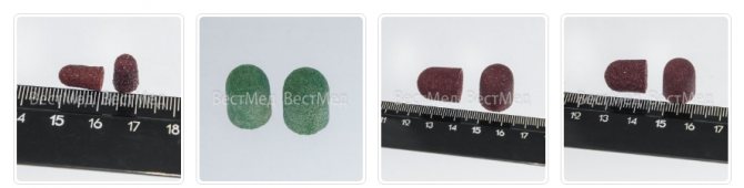 abrasive caps for manicure Westmed