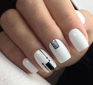Abstract geometry on nails
