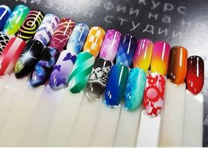 Airbrush for nails