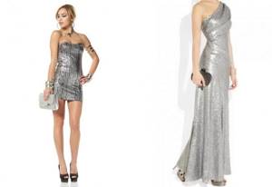 accessories for a silver dress