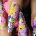 аквариумный дизайн ногтей как это сделать
