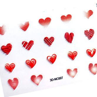 Anna Tkacheva, 3D sticker CL No. 007 “Heart. Love&quot; 
