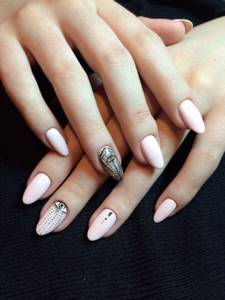 White nail design - beautiful options with photos, new items for 2018