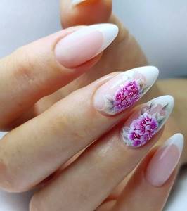 White manicure 2022 - stylish nail design ideas photo No. 23