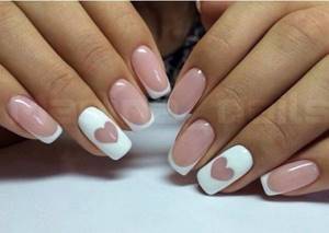 White manicure