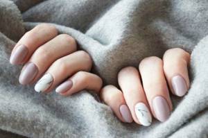 Beige manicure - photos and ideas