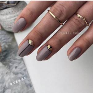 Shiny manicure with foil 2022-2023: the best nail design ideas with foil - photo