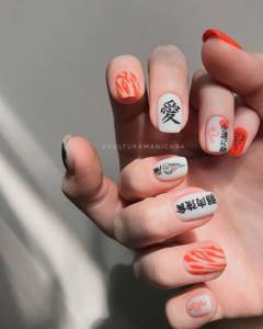 Bomb manicure with a pattern 2022-2023. Trendy manicure techniques and styles with patterns 
