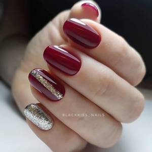 Burgundy manicure 2021-2022 - fashionable design ideas (250 photos)