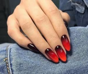 Black and red manicure and the best nail design ideas of 2022