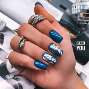 The color of the mood is blue! The best blue manicure ideas 2022-2023 