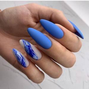 The color of the mood is blue! The best blue manicure ideas 2022-2023 