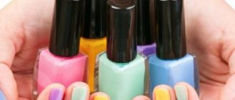 Colored gel polishes