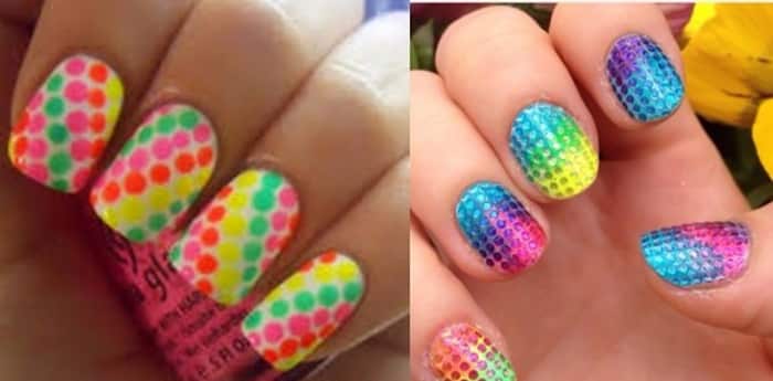 Colored dots