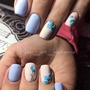 Floral manicure 2022: TOP 250 best design ideas (new items)