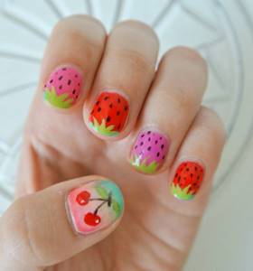 Children&#39;s manicure on short nails with gel polish. Photos, ideas on how to do it at home 