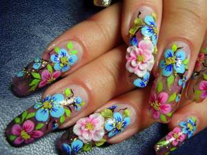 Gel nail design