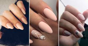 Almond shaped nail design