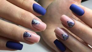 Blue nail design photos new items