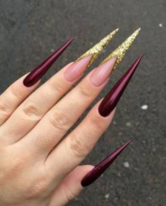Design of sharp nails - 20 ideas for beautiful and fashionable manicure, new items, photos