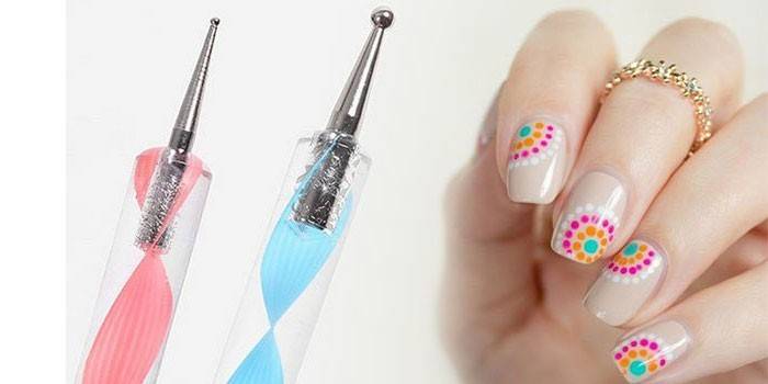 Dots for nail art