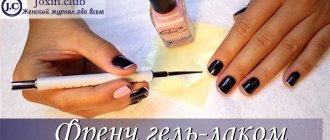 Spectacular French gel polish with photos and videos