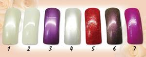 EL Corazon Express effect nail polish 1,2,3,4,5,6,7