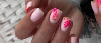 Elegant manicure for short nails: new items for 2022, design, photo