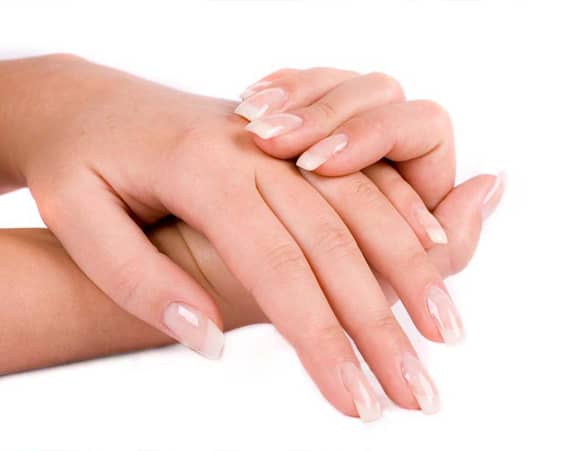 Natural manicure became popular in the 90s