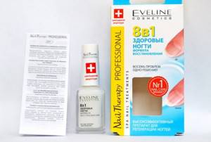 Eveline (Eveline) 8 in 1 Healthy nails. Instructions for using varnish, price, analogues, reviews 