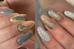 foil gold leaf and reflective gel polish.jpg