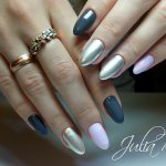 Photo of manicure with rubbing