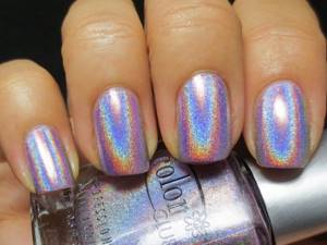 holographic pigment for nail design