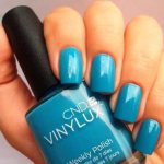 Blue Vinylux nail polish