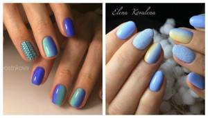 Blue ombre design