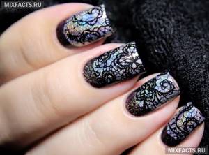 Gothic manicure – ideas for short and long nails