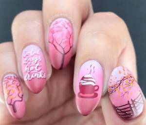 Manicure ideas with stickers
