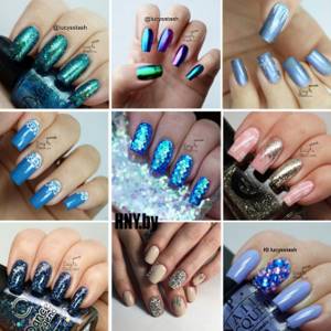 Manicure ideas for New Year 2022: New Year&#39;s manicure with shiny varnish photo