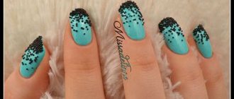 Caviar manicure