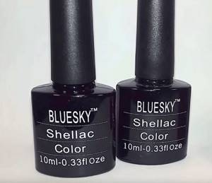 Changing the label on Bluesky gel polish packaging
