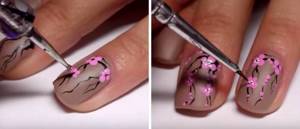 How to do Japanese nail painting
