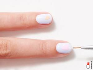 how to draw popsicle on nails