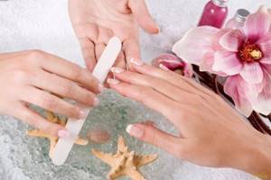 how to file nails correctly