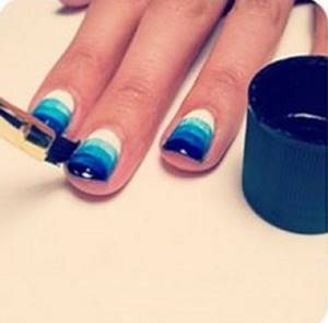 How to make a gradient on nails with gel polish at home - master classes for beginners