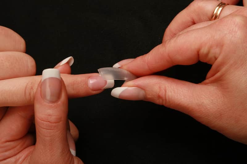 how to remove false nails