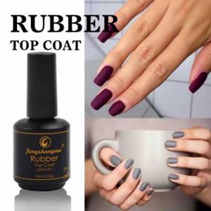 Rubber top for gel polish