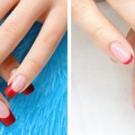 A classic colored French manicure looks equally beautiful on nails of different lengths.