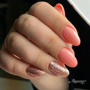 Coral manicure - fashion trends and new items 2019