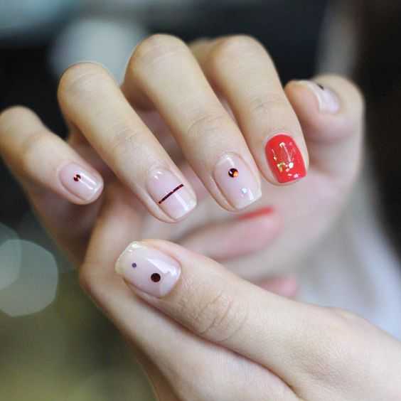 korean manicure photo